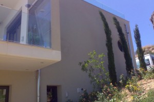 Ακριλικός έγχρωμος Σοβάς και Εξωτερική θερμομόνωση (Θερμομόνωση)